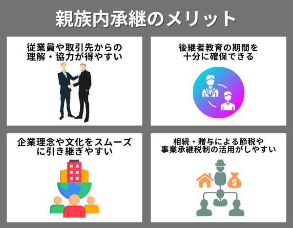 親族内承継のメリット