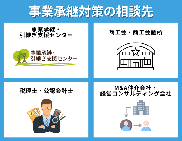 事業承継対策の相談先