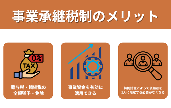 事業承継税制のメリット