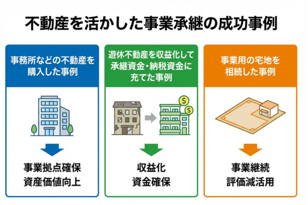 不動産を活かした事業承継の成功事例