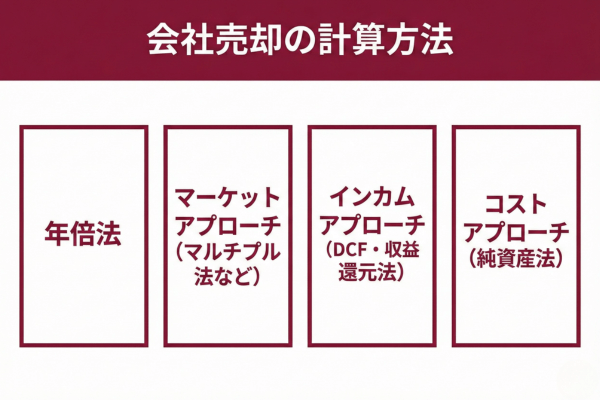 会社売却の計算方法