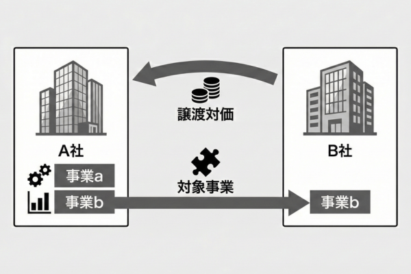 事業譲渡とは「特定事業のみを移転する手法」