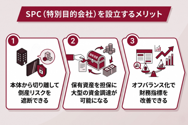 SPC(特別目的会社)を設立するメリット