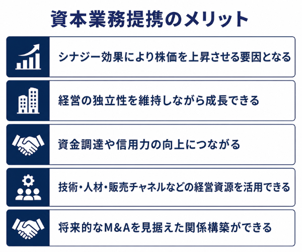 資本業務提携のメリット
